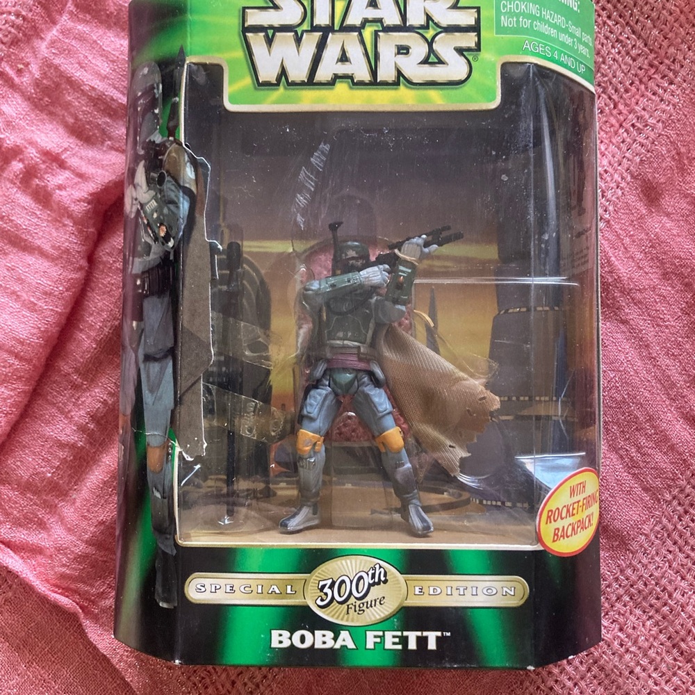 Star Wars Boba Fett SPECIAL 300TH EDITION Action Figure — Green, Gray, Brown
